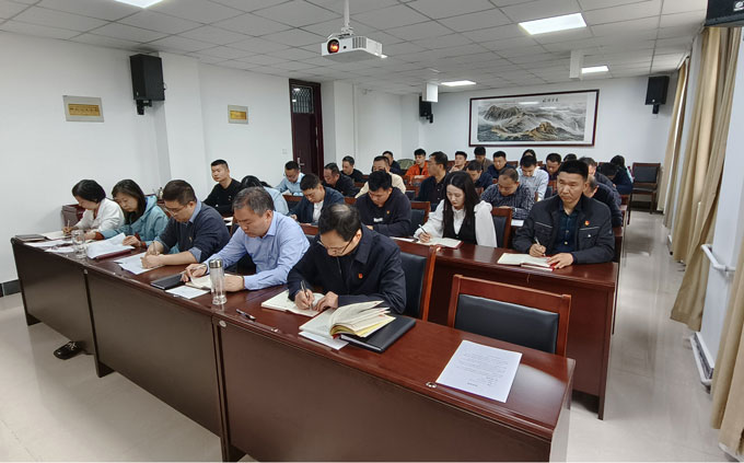 河南省職業(yè)技能等級評價指導中心召開學習貫徹習近平新時代中國特色社會主義思想主題教育工作會議