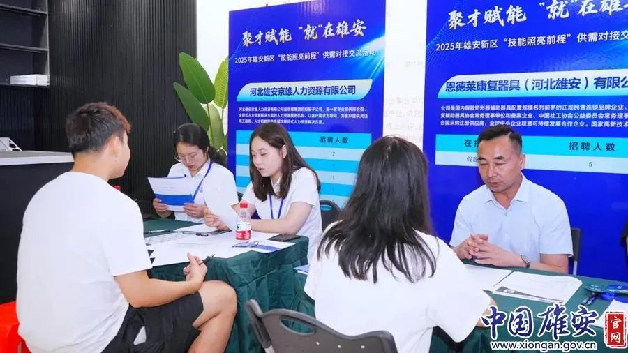 雄安新區(qū)舉辦“技能照亮前程”供需對接交流活動